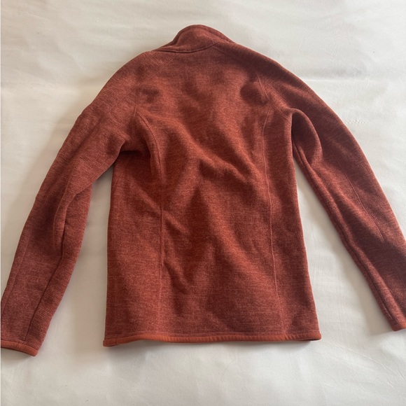 Patagonia Better Sweater Red/orange Rust Quarter-Zip Fleece - Picture 6 of 6